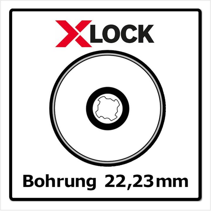 Produktbild Bosch Professional Zubehör PRO Ceramic X-Lock Diamanttrennscheibe, 125 x 22,23 mm, 22,23 mm