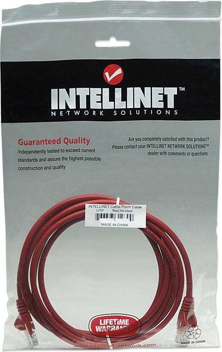 Actual product image Intellinet Patch cable (U/UTP, CAT5e, 5 m)