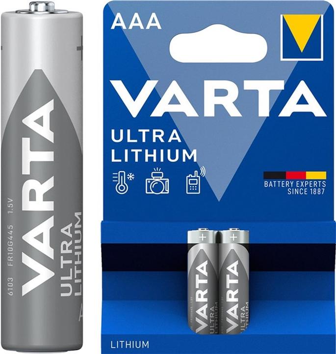 Actual product image Varta ULTRA Lithium (2 pcs., AAA, 1100 mAh)