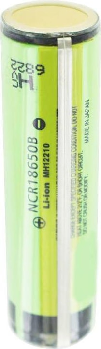 Actual product image Panasonic 18650 battery with protection circuit and fast charger (1 pcs., 18650, 3400 mAh, Battery + charger)