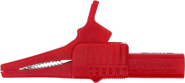 Produktbild KS Tools 4,0 mm Eingangsbuchse auf Krokodilklemme schmal, rot