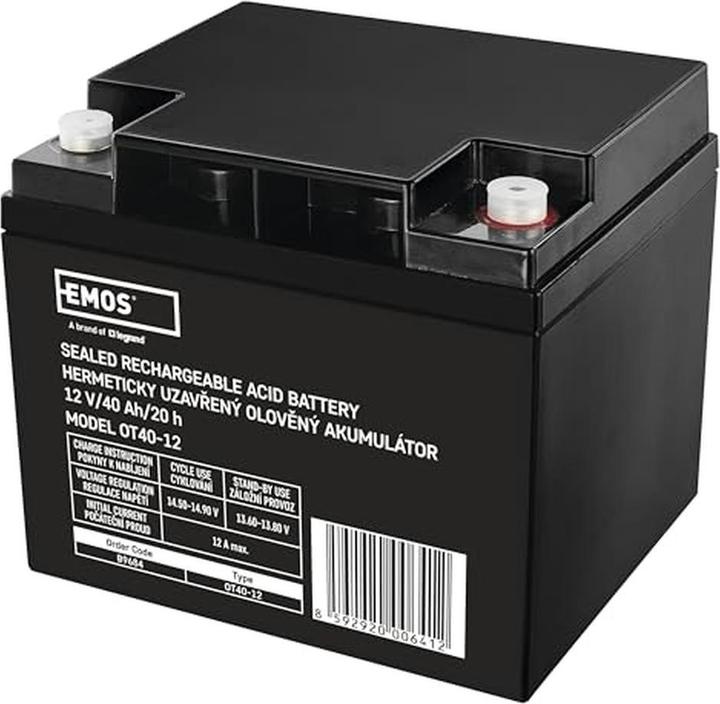 Produktbild Emos Wartungsfreier Blei-Akku 12 V/40 Ah M6