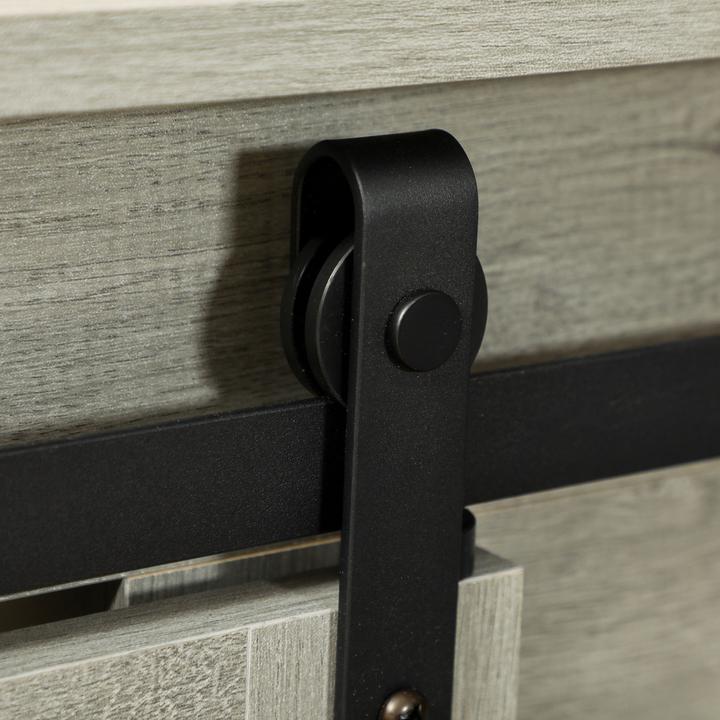 Produktbild PawHut Hundekäfig MDF, Stahl Grau (Hundezwinger)