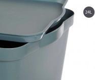 Immagine prodotto Kipit cassetta di plastica con coperchio 24l grigio (24 l)