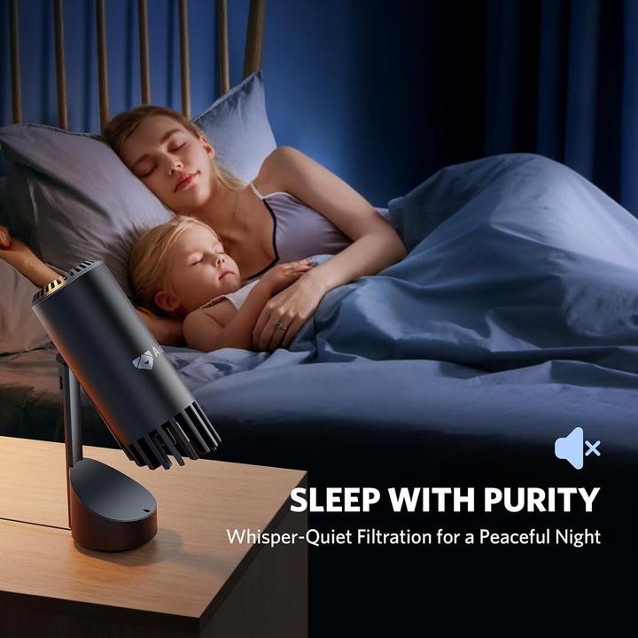 Immagine prodotto Air Expert Aircap Portabler Luftreiniger schwarz (12 m²)