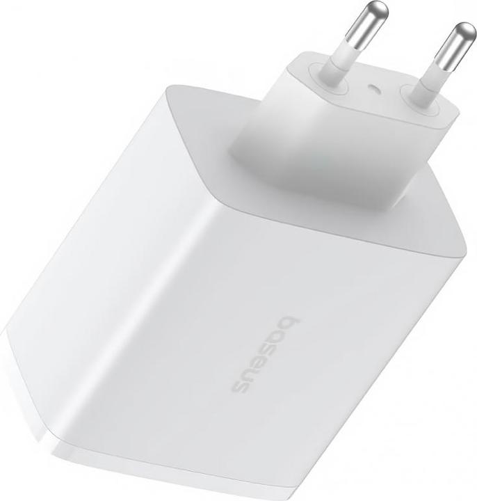 Produktbild Baseus Wall charger OS-Cube Pro 2xUSB-C + USB, 65W (white) (65 W)