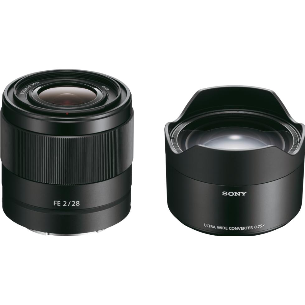 Sony FE 28mm f / 2.0 (Sony E, APS-C / DX, Vollformat), Objektiv, Schwarz