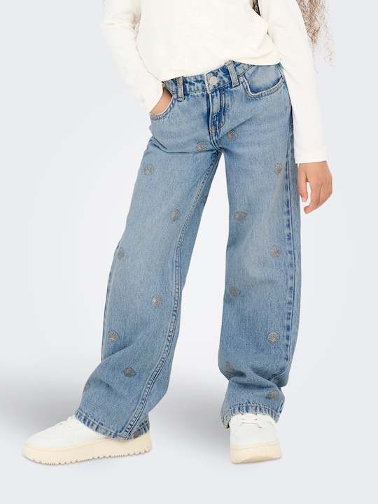 Produktbild Only KOGJUICY Hohe Taille Weiter Beinschnitt Jeans Jeans mit weitem Bein (140)