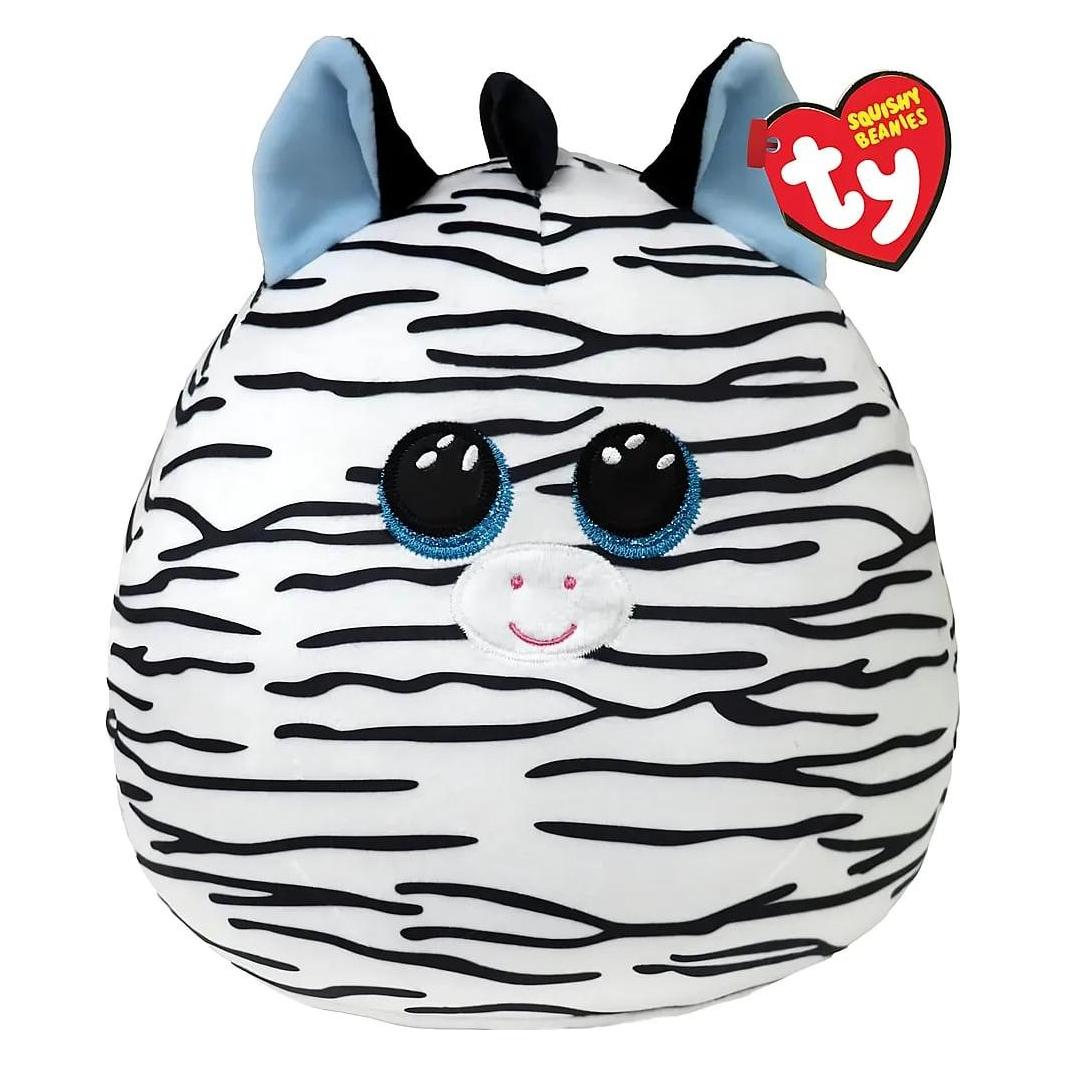 Ty Squishy Beanie Zebra Xander 20cm Kussen (11 cm)