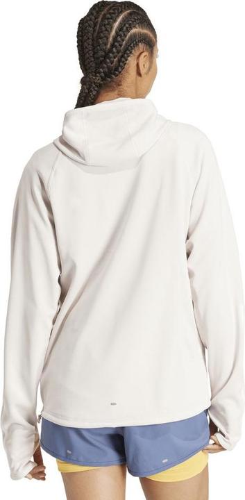 Immagine prodotto adidas Felpa con cappuccio Own The Run 3-Stripes da donna (S)