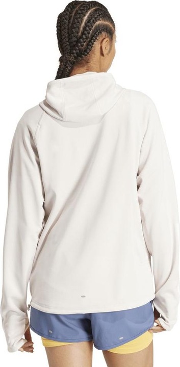 Actual product image adidas Women's Own The Run 3-Stripes Hoodie (S)