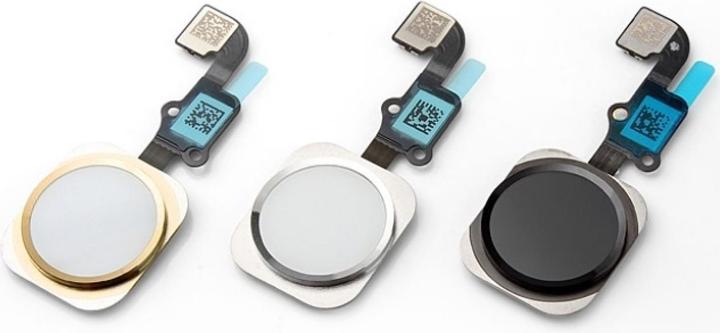 Immagine prodotto Foxconn Cavo flessibile per il pulsante Home di iPhone 6 Plus + pulsante Home + anello in gomma nero (Apple iPhone 6 Plus)