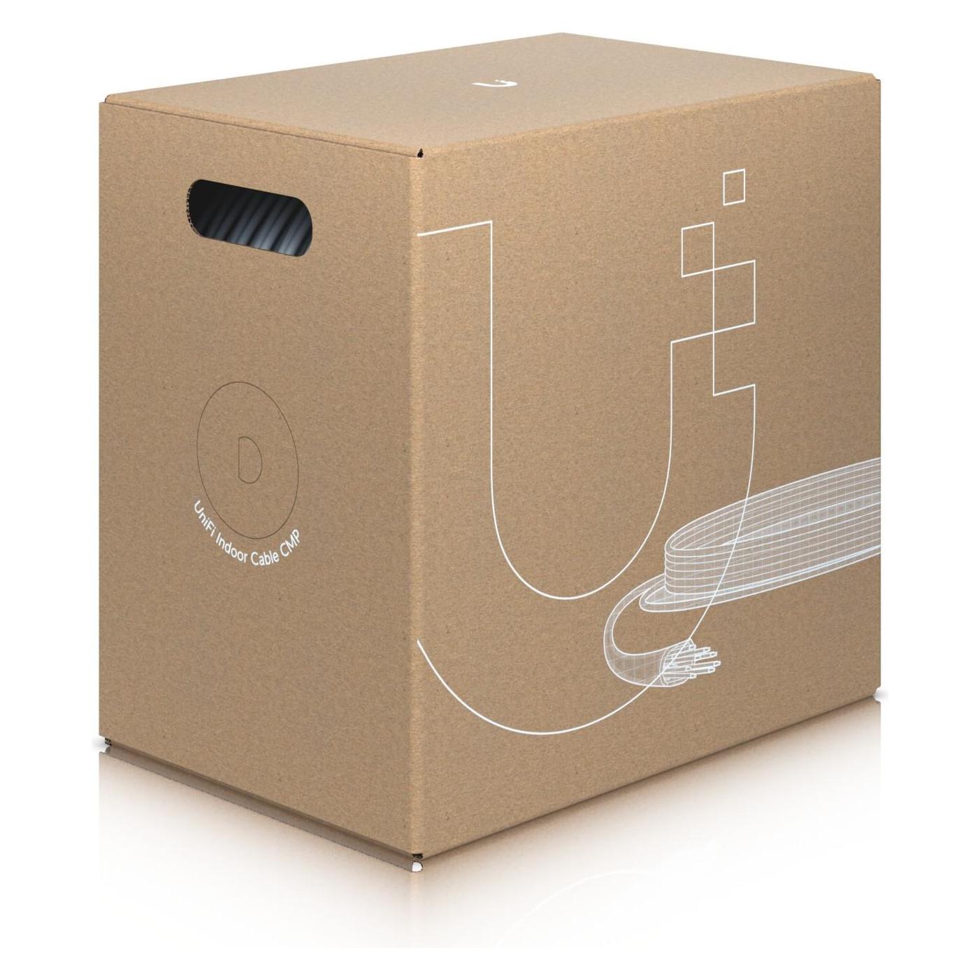 Ubiquiti U-Cable-C6-CMP - UniFi-Kabel Cat. 6 CMP-Schutzklasse, 305 m (U/UTP, CAT6, 305 m), Netzwerkk