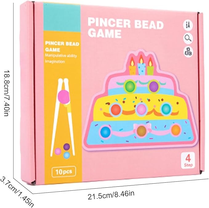 Immagine prodotto Activity Board Perline a clip classificazione dei colori abbinamento giocattolo bambini logica concentrazione