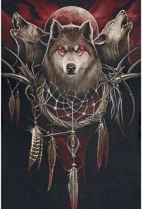 Immagine prodotto Spiral Cry Of The Wolf Top Manica a Pipistrello Donna (3XL)