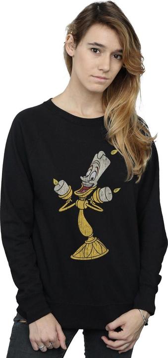 Produktbild Disney Beauty And The Beast Lumiere Distressed Sweatshirt (L)