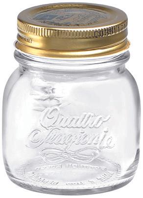 Immagine prodotto Dosen-Zentrale Bormioli Rocco Quattro Stagioni barattoli per marmellata / conserve 150 ml (con coperchio a vite ø (12 pz., 0.15 l)
