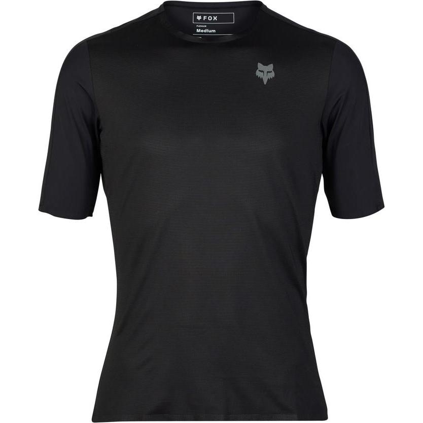 Fox, Herren, Velotrikot, Jersey 24 Flexair Ascent Ss Blk (S), Schwarz, S