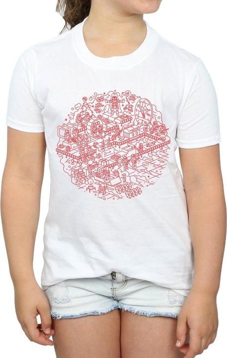 Produktbild Star Wars Christmas Death Star TShirt Mädchen (152, 158)