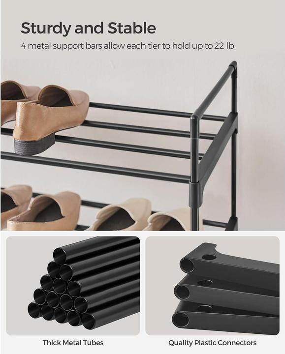Produktbild Songmics Schuhregal (92 x 30 x 74 cm)