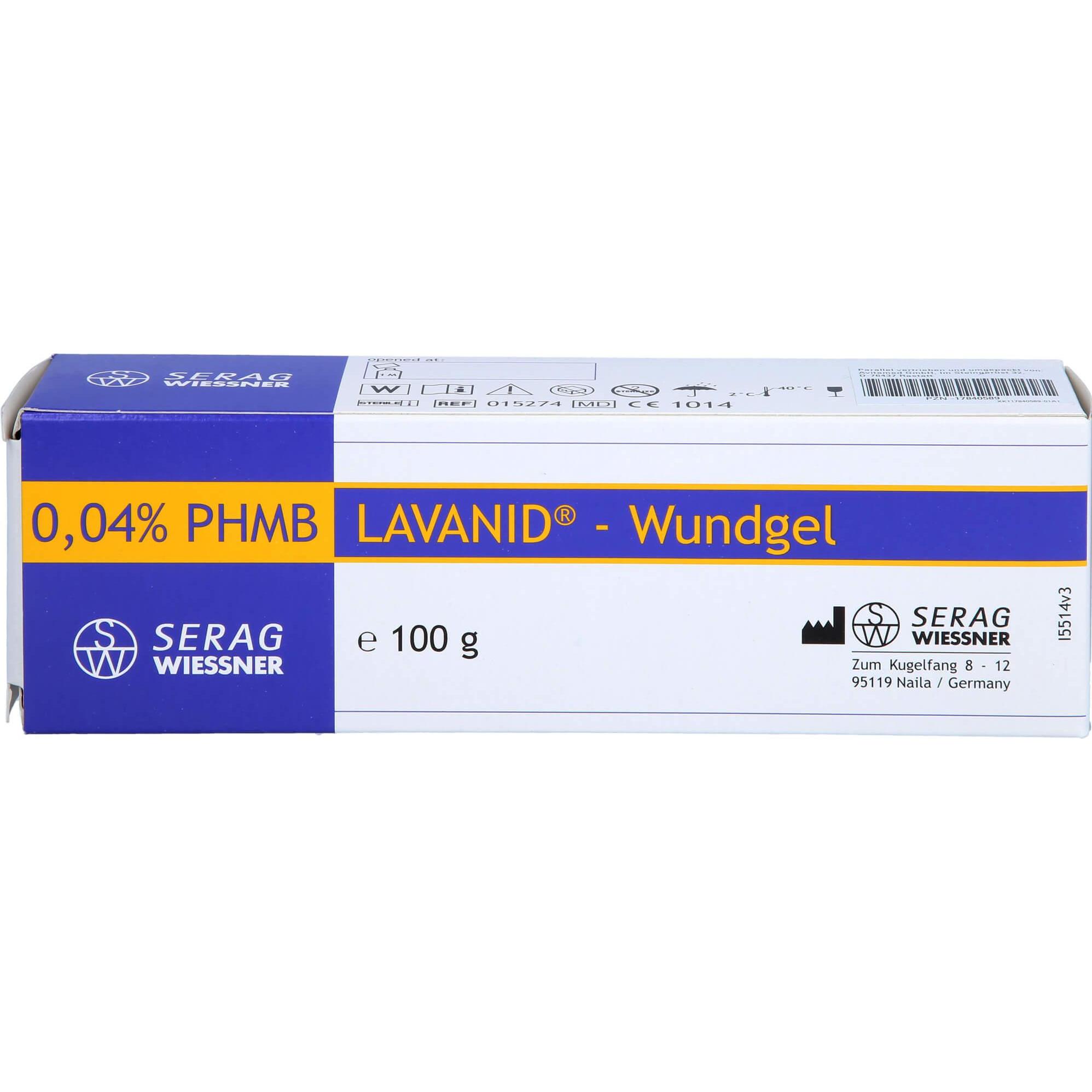 Avitamed GmbH, Wundversorgung, Lavanid Wundgel, 100 g GEL