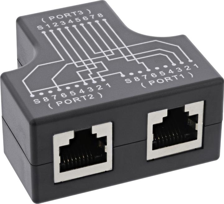 InLine Cat.5e STP T-Adapter (Port-Doppler) (Konverter)