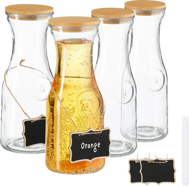 Produktbild Relaxdays Wasserkaraffen-Set (1 l)