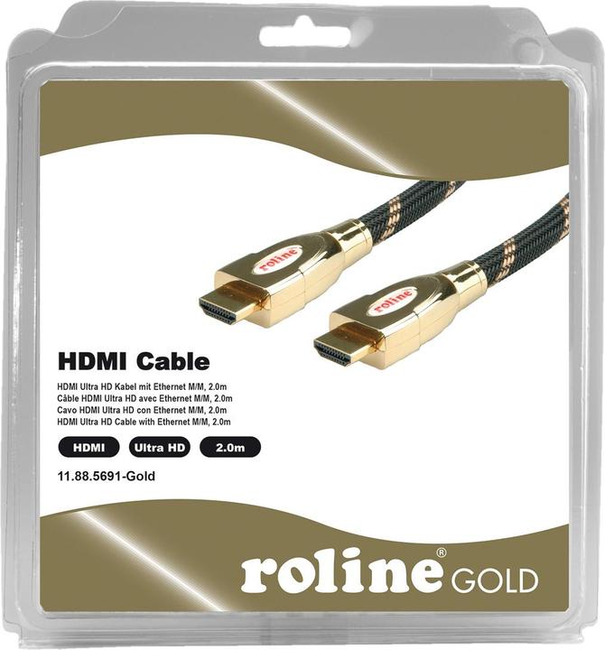 Actual product image Roline HDMI (Typ A) — HDMI (Typ A) (2 m, HDMI, 2.0)