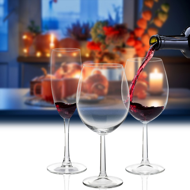 Produktbild Casativo Sekt- und Weingläser-Set, 18-teilig (18 Gläser, Rotweingläser, Sektgläser)