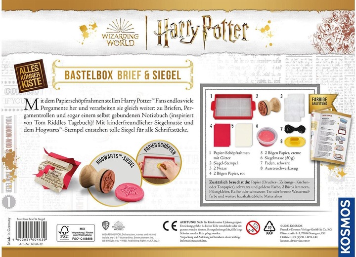 Immagine prodotto Kosmos Harry Potter - Lettera e sigillo