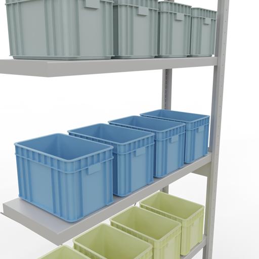 Image du produit Schulte Lagertechnik Système enfichable Élément suivant MULTIplus250 avec traverse de longueur