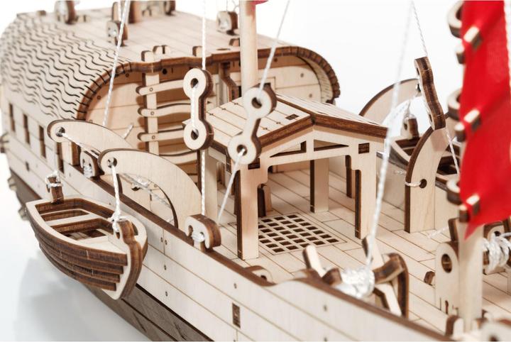 Actual product image Eco Wood Art Asian ship (Djong) - 3D wooden construction kit