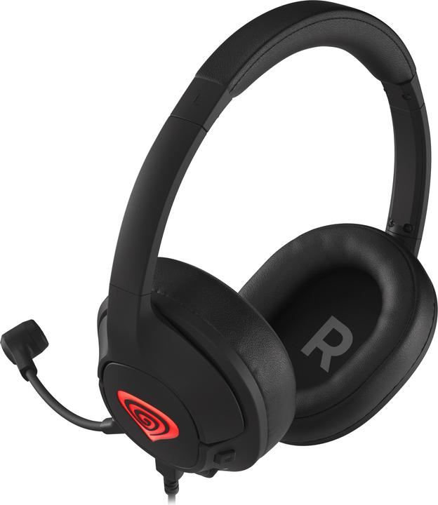 Actual product image Genesis Radon 800 Gaming Headset, On-Ear, Wired, Microphone, Black (Cable)