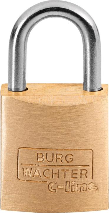 Productafbeelding Burg Wächter Cilinderslot 222 15 Slothuisbreedte 15 mm messing met verschillende sleutels