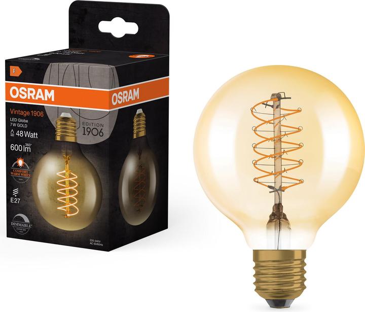 Produktbild Ledvance LED-Vintage-Lampe (E27, 600 lm, 1 x)
