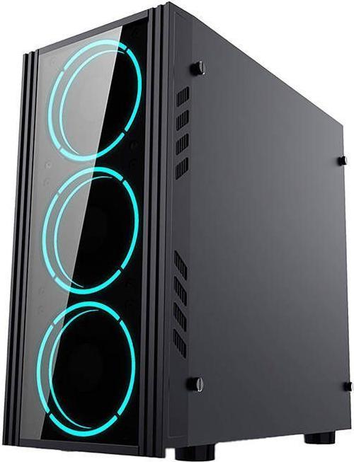 Actual product image Aigo Black Technology Mini Micro-ATX computer case (black) (mATX)