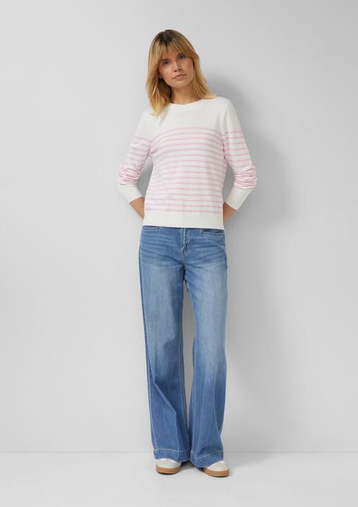 Image du produit s.Oliver Strickpullover Gestreifter Pullover aus Viskosemix (36)