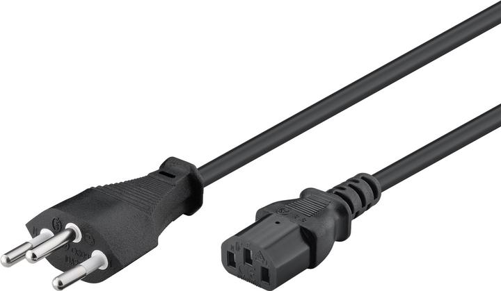 Actual product image Goobay Kaltgerätekabel Schweiz (1.80 m, C13)