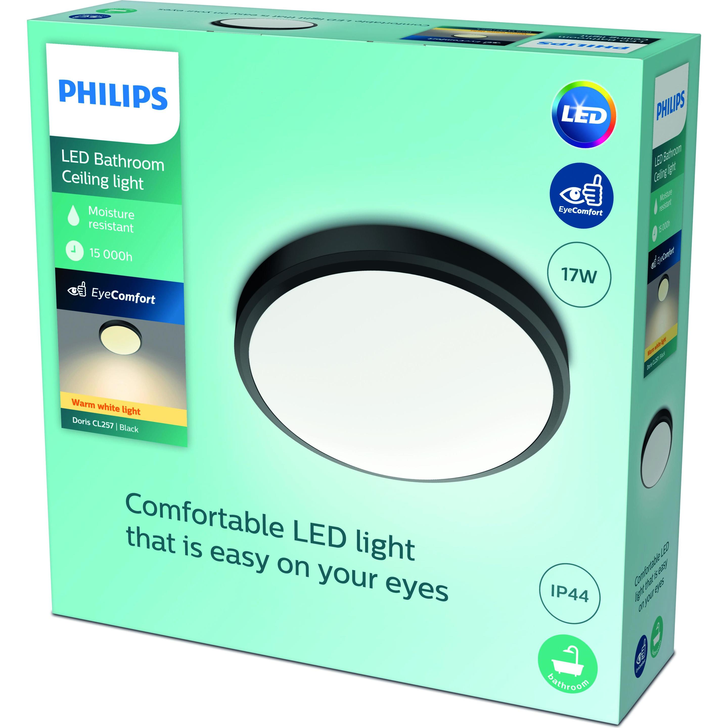 Thumbnail - Philips, Wandleuchte + Deckenleuchte, Doris (1500 lm)