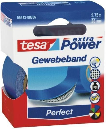 Produktbild tesa EXTRA POWER PERFECT Gewebeband, gewebeverstärktes Ductape (38 mm)