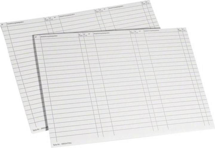 Actual product image Hager Labelling sheets uniZ ZZ90A