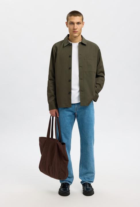 Immagine prodotto Selected Regular Fit Baumwoll Overshirt (M)