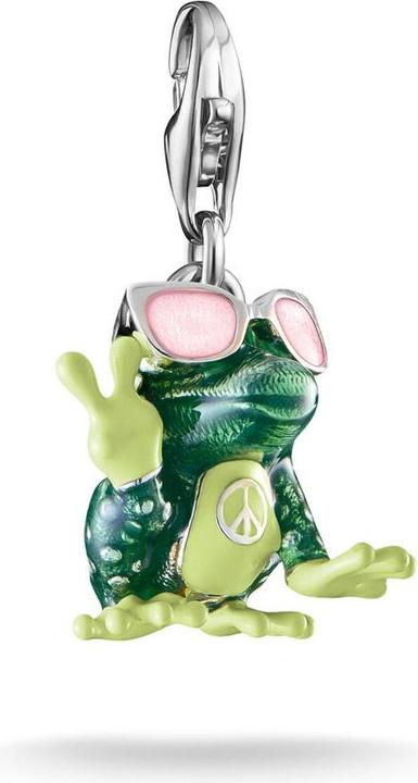 Produktbild Thomas Sabo Charm-Anhänger Frosch Silber (Emaille, Silber 925)