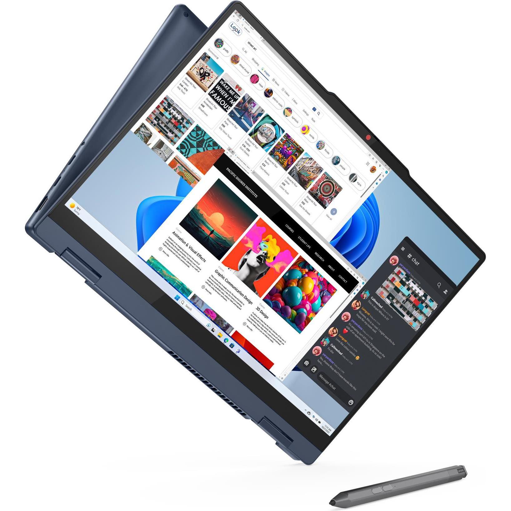 Lenovo IdeaPad 5 2-in-1 14IRU9, Notebook Ersatzteile, Blau