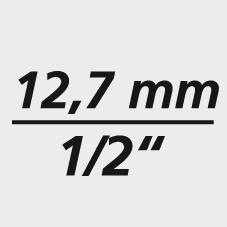 Actual product image HAZET HiPer fine-tooth reversible ratchet ∙ safety locking 916HPS ∙ Square, solid 12.5 mm (1/2 inch… (1/2")