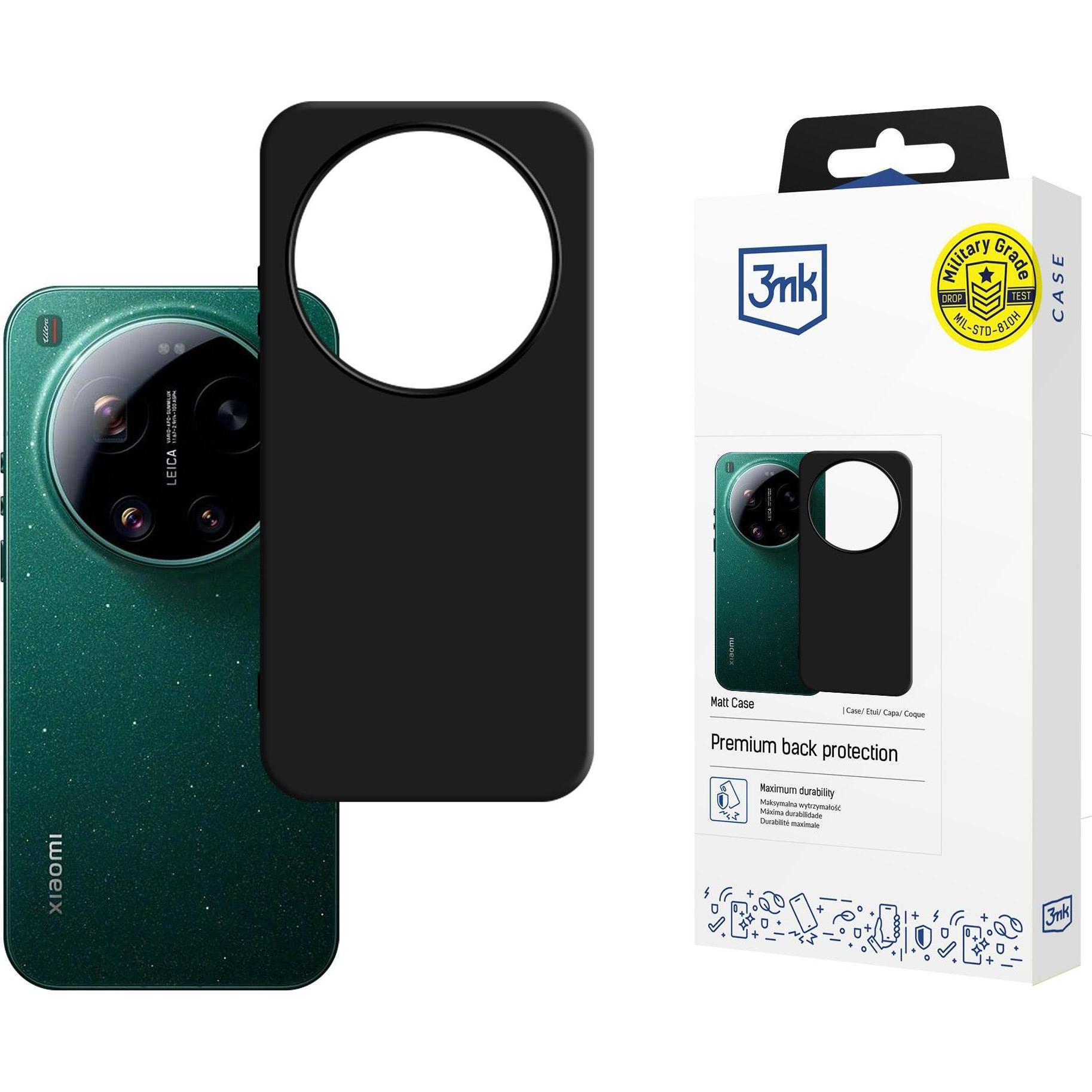 3MK ochranný kryt Matt Case pro Xiaomi 17 Ultra (Xiaomi 17 Ultra), Cover smartphone, Nero