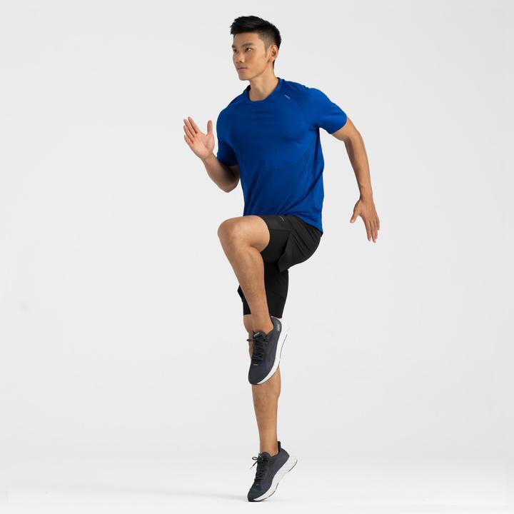 Produktbild Kiprun Laufshorts Herren Tights 2-in-1 - schwarz (L)