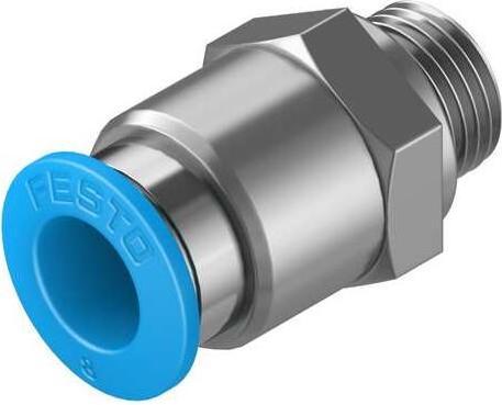 Festo Push-in Fitting, Male G1/8, 8mm (Raccord de tuyauterie)