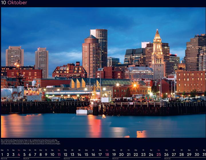 Produktbild Hafenstädte - Wandkalender 2026 (60 x 45 cm, Harter Einband, Deutsch)