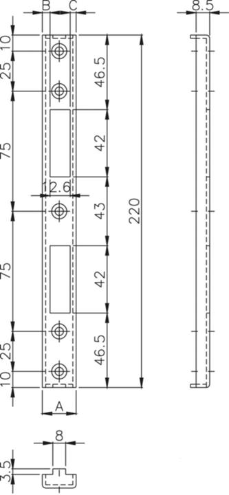 Actual product image MSL Striking plates 1870 (Striking plate)